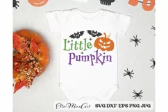 Little Pumpkin SVG, Halloween Baby SVG, Halloween SVG, Baby Product Image 1