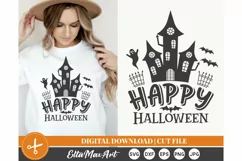 Happy Halloween SVG, Halloween SVG, Pumpkin svg, Witch SVG, Product Image 1
