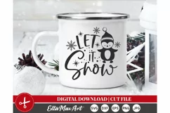 Let it snow Svg, Christmas Svg, Christmas Shirt SVG, Holiday Product Image 3