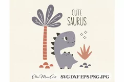 Cute saurus SVG, Dinosaur Svg, Baby SVG, Dino Svg, Product Image 2