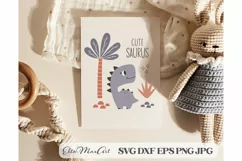 Cute saurus SVG, Dinosaur Svg, Baby SVG, Dino Svg, Product Image 3