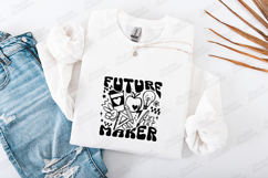 Teachers Make Magic SVG - Cute Duck Book Stack School File Product Image 3