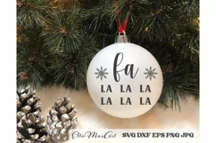 La la la la SVG, Merry Christmas SVG, Christmas quote SVG, Product Image 2