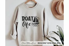 Boat life SVG, Lake Quotes SVG, Funny Quotes svg, Lake Signs Product Image 2