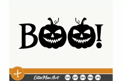 BOO, Halloween SVG, Pumpkin svg, Witch SVG, Fall svg, Spooky Product Image 2