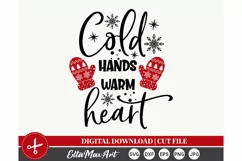 Cold hands warm heart, Christmas SVG, Winter SVG, Product Image 3