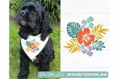 Flower SVG Cut File, Floral Bouquet Svg, Tropical Flowers Product Image 3