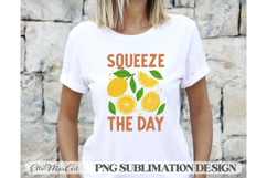 Squeeze the Day PNG Lemonade PNG, Lemon PNG, Summer PNG Product Image 2
