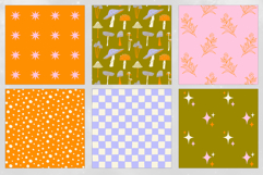 16 Vintage Spring Seamless Patterns Product Image 3