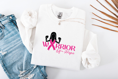Warrior Of Hope SVG - Breast Cancer Awerness Product Image 2