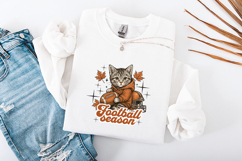 Football Season Kitten Sports Graphic Product Image 3