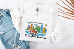 Hong Kong SVG - Colorful Hong Kong Skyline Travel Cut File Product Image 3