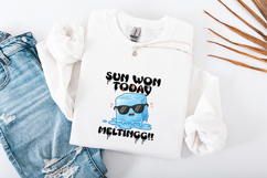 Sun Won Today Melting Ice Cube Funny Summer Heat PNG Product Image 3