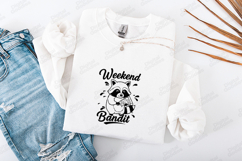 Weekend Bandit Raccoon SVG Cute Pizza Funny Graphic Design Product Image 3