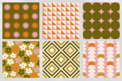 16 Retro May Seamless Patterns Product Image 3