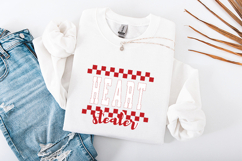 Heart Stealer Racing Checker SVG Kid Valentine Design Product Image 1