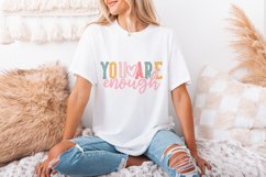 You Are Enough png PNG, Positive Quote png, Boho Self Love Product Image 3