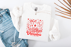 Valentine Casino PNG Retro Lucky in Love Cards Sublimation Product Image 3