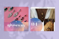 Modern Ombre Instagram Post PSD Template Set Product Image 3