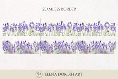 Watercolor Lavender Set, Wedding Frame Product Image 18
