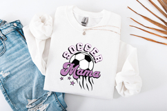 Soccer Mama SVG - Retro Groovy Sideline Spirit Graphic Product Image 3