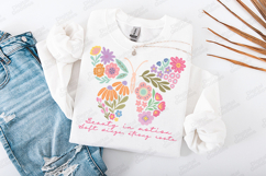 Bloom Where You Are Planted Floral SVG Sublimation Design Product Image 2