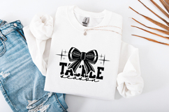 Tackle Season SVG Trendy Starry Coquette Bow Football Product Image 1