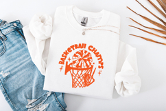 Basketball Champs Skeleton Hoop SVG - Halloween Sports Product Image 3