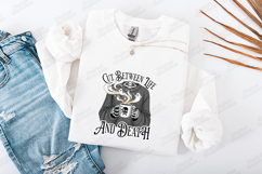 Cut Between Life And Death SVG - Skeleton Coffee Ghost File Product Image 3
