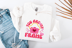 Retro You Are My Frame SVG - Camera Valentine Sublimation Product Image 3