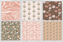 16 Blush Garden Seamless Patterns Product Image 3