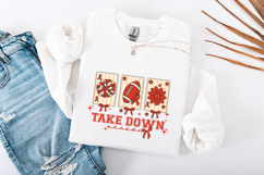 Retro Take Down Season Football Wrestling SVG PNG Design Product Image 1