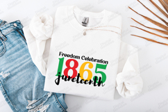Freedom Celebration 1865 SVG - Juneteenth Heritage Cut File Product Image 3