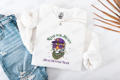 Mardi Gras Tiger SVG - Bead Hunter Roar For Beads Art Product Image 3