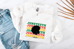 Juneteenth Vibes SVG - Afro Woman Profile Black History File Product Image 1