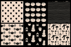 16 Onyx &amp; Ivory Fall Seamless Patterns Product Image 3