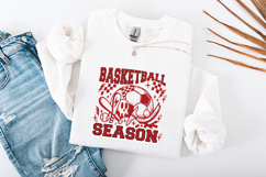 Basketball Season Multi-Sport Skulls and Bats Graphic Product Image 3