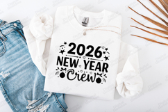 New Year Crew 2026 SVG Shirt Design Product Image 1