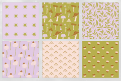 16 Cottage Garden Seamless Patterns Product Image 3