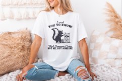 Sarcastic Saying PNG, Funny Raccoon Skunk Png, Adult Humor Product Image 3