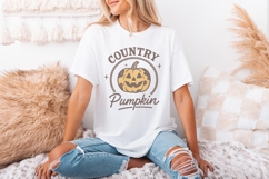 Country Pumpkin PNG, Retro Halloween PNG, Country Pumpkin Product Image 3
