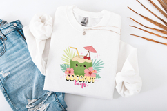 Cute Coconut Days SVG - Kawaii Summer Tropical Drink Graphic Product Image 1
