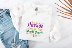Mardi Queen Typography SVG - Rule the Parade Quote Art Product Image 3