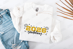 Happpy New Year 2026 Resolutions SVG Shirt Design Product Image 1
