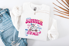 Kawaii Seal Summer Story SVG - Cute Beach Sublimation Design Product Image 3