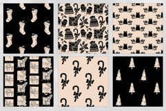 16 Holiday Onyx &amp; Ivory Seamless Patterns Product Image 3