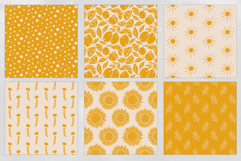 16 Ivory &amp; Gold Seamless Patterns Product Image 3