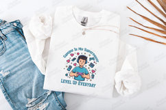 Gaming Is My Superpower SVG - Cute Gamer Boy Level Up Design Product Image 3