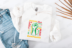 Juneteenth SVG - Freedom Culture Black History Typography Product Image 3