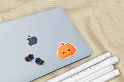 Funny Pink Halloween Printable Stickers PNG Files Product Image 3